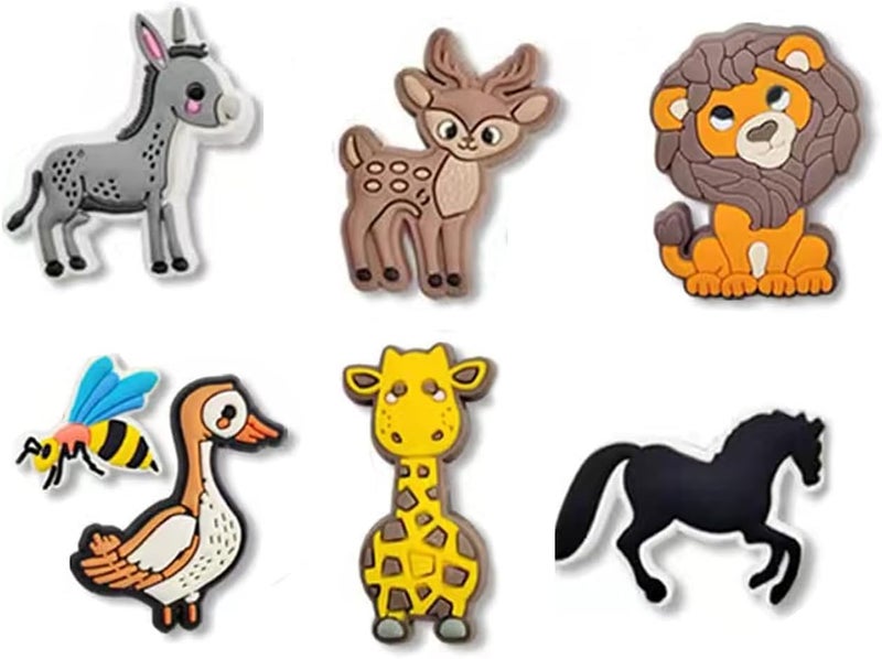 BOWNDY Animals Shoe Charms for Clog Shoes,Random Bulk Cute Girly Decoration Pin Charms for Men Women - Image 5